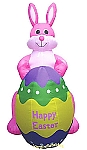 Easter Bunny Holding Egg