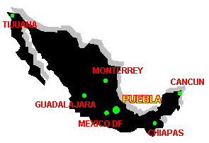 map of Mexico