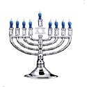 Ul Silver Menorah Bulbs Hanukkah Party - Parties - Decorations  Lights Party City