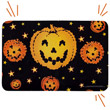 Fiber Optic Pumpkin Door Mat