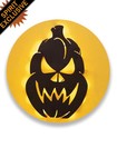 18 Inch Pumpkin Window Sculpture