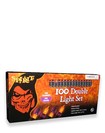 100 Purple and Orange Double Light Set
