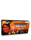 100 Purple and Green Double Light Set