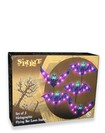Set of 5 Holographic Bat Lawn Stakes