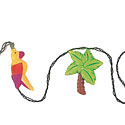 Parrot And Palm Tree Light Summer Party - Parties - Decorations -  Party City