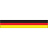 German Flag Party Tape