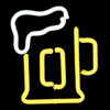 Neon Beer Mug Sign