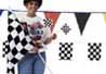 Flying Pennant and Checkered Flags