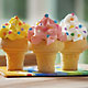 Ice Cream Cone Silicone Muffin Molds
