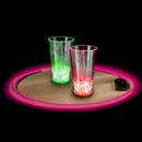 Orange/Red/Pinkish  LIGHTED SERVING TRAY 