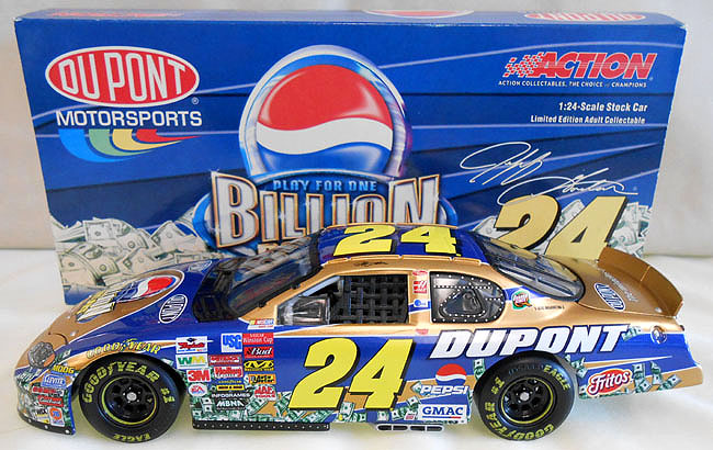 2004 Jeff Gordon 24 Dupont Brickyard Win 1/24 Action Platinum NASCAR Diecast for sale online 