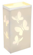 Complete Kit -  Butterfly Luminaria 48 Count Kit (White Bags)