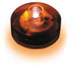 Lights - Submersible ORANGE Battery Lights in Pack of 10
