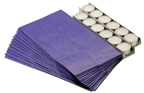 Bags-12 Purple Bags and 12 Candle Refill Luminarias