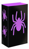 LumaLantern Black & Purple Spider in Bulk of 100