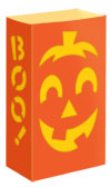 LumaLantern Orange Pumpkin in Pack of 12