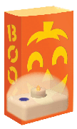 LED Kit - LumaLantern Orange Jack O' Lantern Complete 8 Count Kit