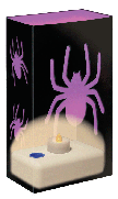LED Kit - LumaLantern Black & Purple Spider Complete 8 Count Kit