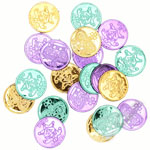 Plastic New Orleans Mardi Gras Doubloons