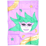 Flag, Lady Mask 39 In x 27 In