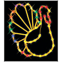 Lighted Turkey Decoration